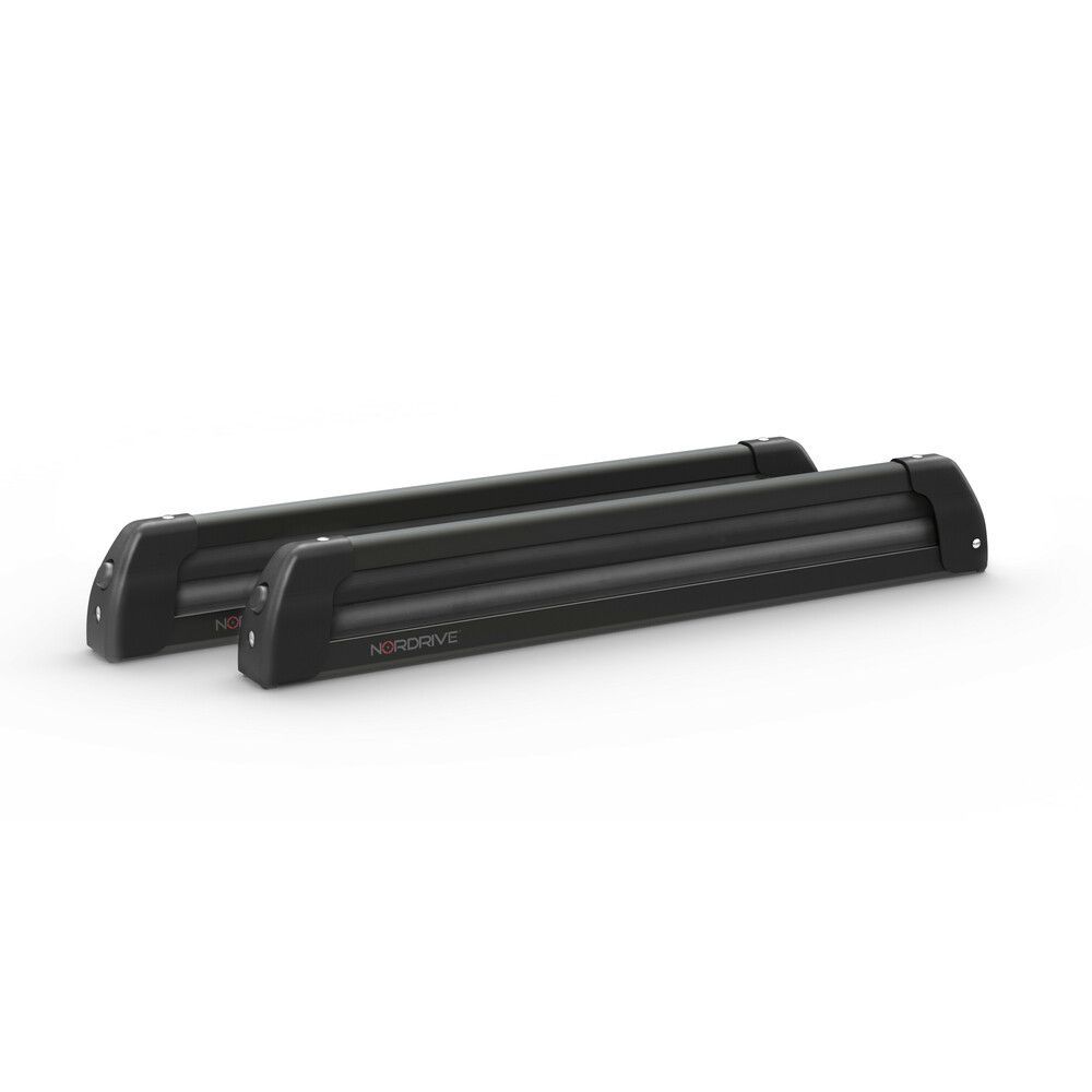 Portasci Nordic-King EVO aluminium NK-60, nordrive portasci per barre da tetto - Nero