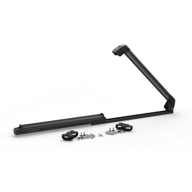 Poratasci Pro-Slider EVO Aluminium PS-60, nordrive portasci per barre da tetto - Nero