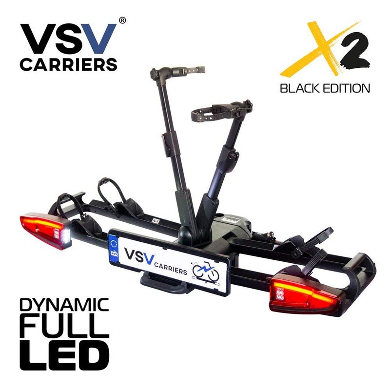 Portabici a gancio VSV X2 Black edition