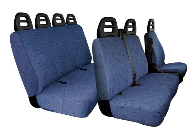 Coprisedili su misura per Iveco Daily 7 posti dal 2014 senza tavolino Coprisedili su misura per Iveco Daily 7 posti dal 2014 senza tavolino