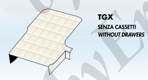 Copricofano Dakar su misura per Man TGX senza cassetti fino al 2017