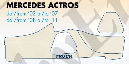 Copricruscotto Thermic per Mercedes Actros dal 2002 al 2011 Copricruscotto Thermic per Mercedes Actros dal 2002 al 2011