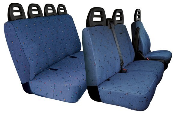 Coprisedili su misura per Iveco Daily 7 posti dal 2014 con tavolino Coprisedili su misura per Iveco Daily 7 posti dal 2014 con tavolino