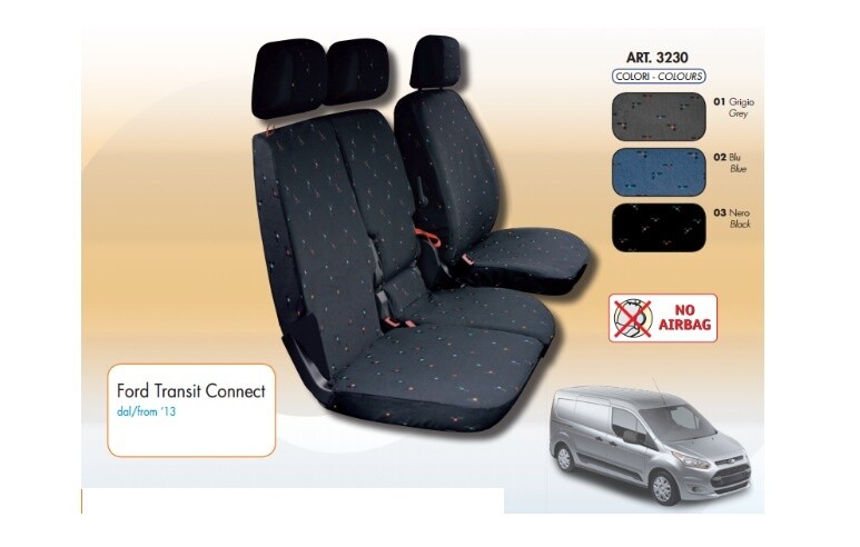 Coprisedili per Ford Transit Connect dal 2013 al 2024 Coprisedili per Ford Transit Connect dal 2013 al 2024
