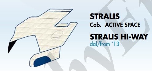 Copricofano Dakar su misura per Iveco Stralis Cab. Active Space e Stralis HI-WAY dal 2013 Copricofano Dakar su misura per Iveco Stralis Cab. Active Space e Stralis HI-WAY dal 2013