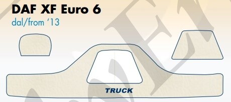 Copricruscotto Thermic per Daf XF Euro 6 dal 2013 Copricruscotto Thermic per Daf XF Euro 6 dal 2013
