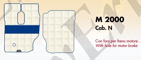 Tappeti Explorer su misura per Man M 2000 Cab. N