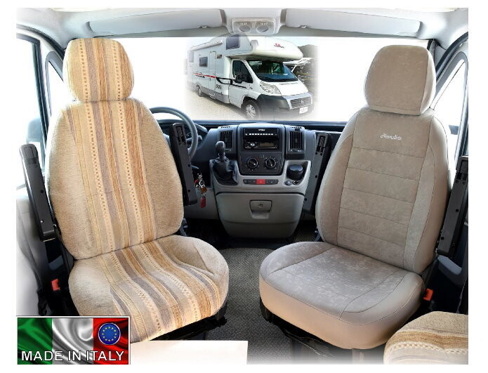 Coppia Coprisedili Oasi Camper mod. A con sedili normali