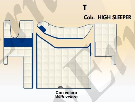 Tappeti Explorer su misura per Renault T Cab. High Sleeper Tappeti Explorer su misura per Renault T Cab. High Sleeper