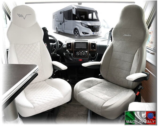 Coppia Coprisedili Camper Mororhome mod. D con sedili integrali