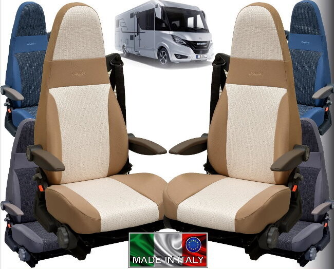 Coppia Coprisedili Camper River Motorhome mod. C con sedili integrali