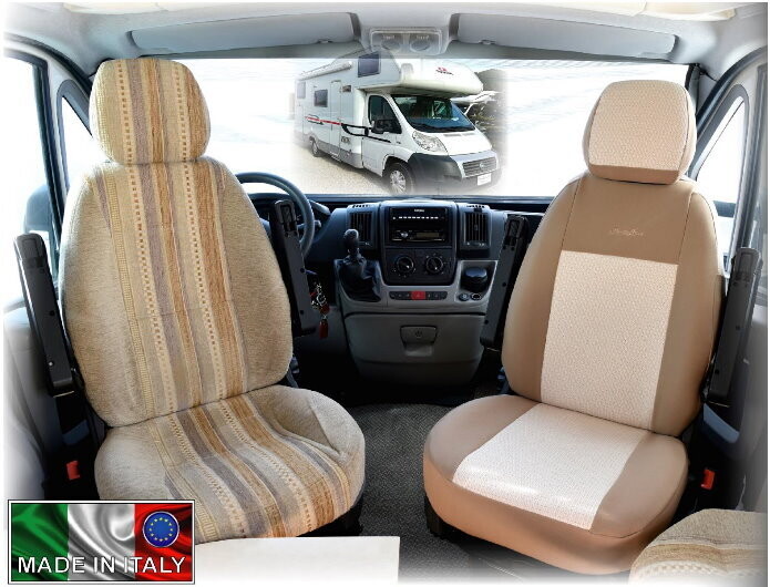 Coppia Coprisedili Camper River mod. A con sedili normali