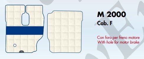 Tappeti Explorer su misura per Man M 2000 Cab. F