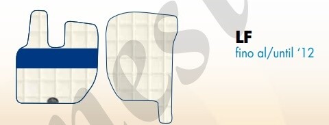 Tappeti Explorer su misura per Daf Lf fino al 2012 Tappeti Explorer su misura per Daf Lf fino al 2012