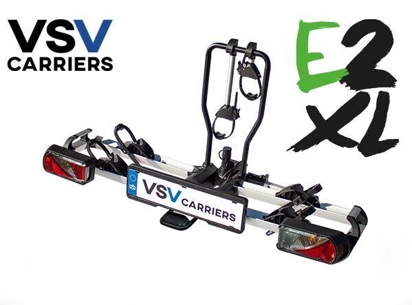 Portabici a gancio VSV  E2 XL E- bike 2 bici per portelloni grandi