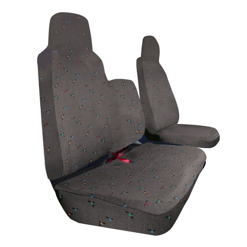 Coprisedili per Isuzu M21, M27 E M25 dal 2006 al 2025 con schienale doppio intero colore grigio