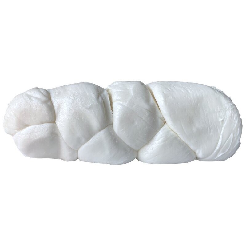 Treccia di Mozzarella Campana Produzione Artigianale San Pietro e Paolo Pezzi da 500 gr  Confezione da 1 kg