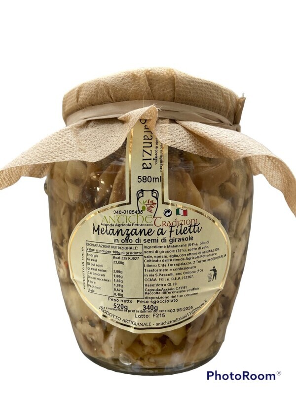 Melenzane a Filetto Sott&#39;olio