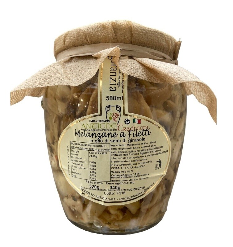 Zucchine alla Brace Sott&#39;olio Antiche Tradizioni