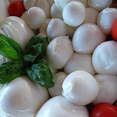 Bocconcini di Mozzarella Produzione Artigianale San Pietro e Paolo Pezzi da 50 gr Confezione da 1 kg