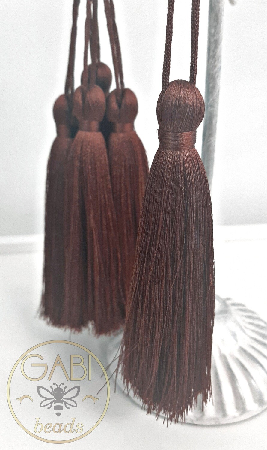 Kutas, bordo spalvos, 110mm, 1vnt