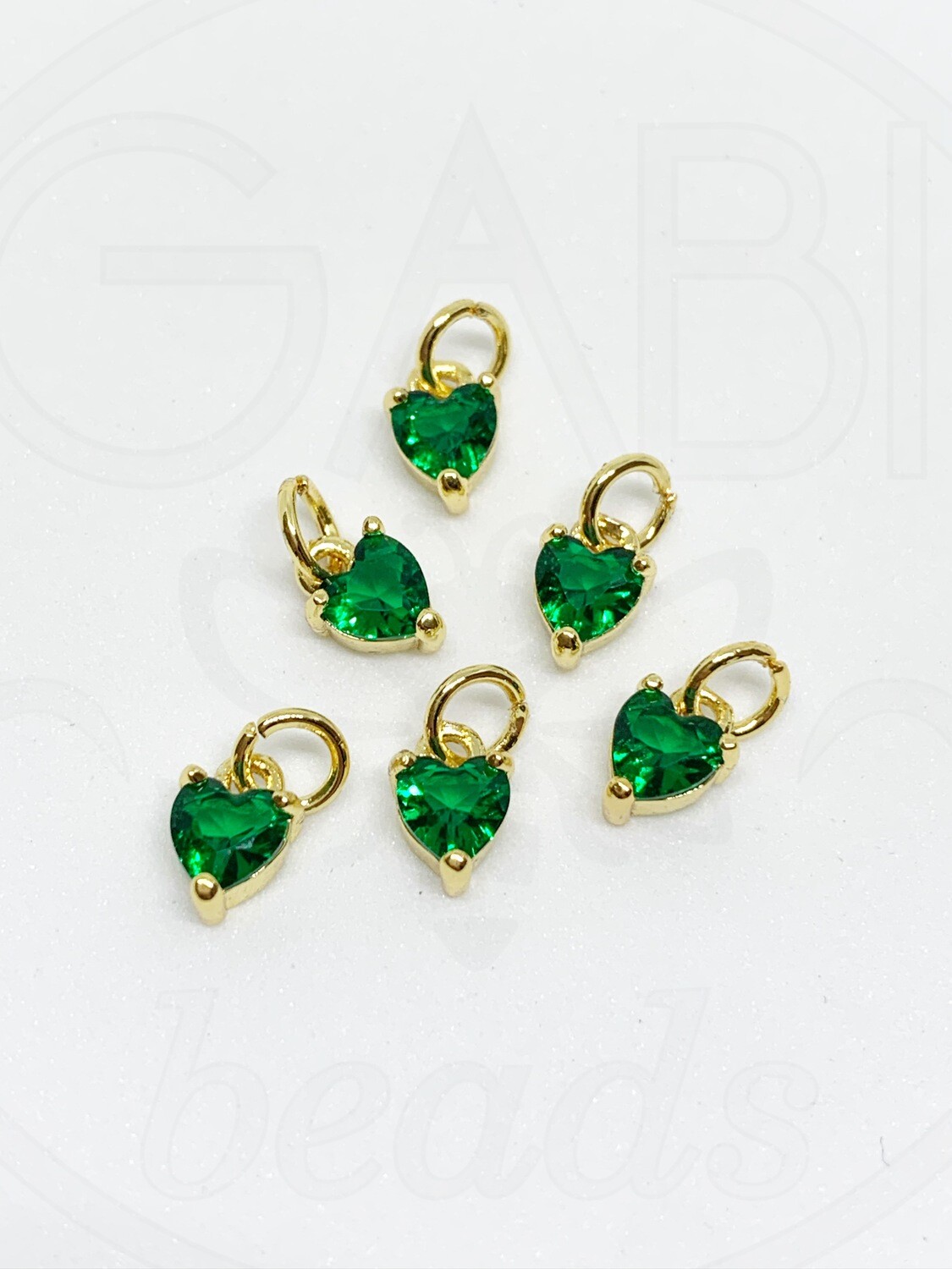 Nerūdijančio plieno pakabukas su cirkonio akutėmis, aukso spalvos, 8x5mm, 2 vnt