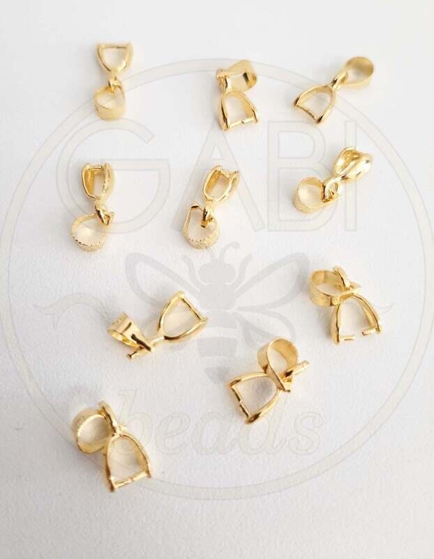 Detalės pakabukui, aukso spalvos, 3x13x5mm, 10vnt