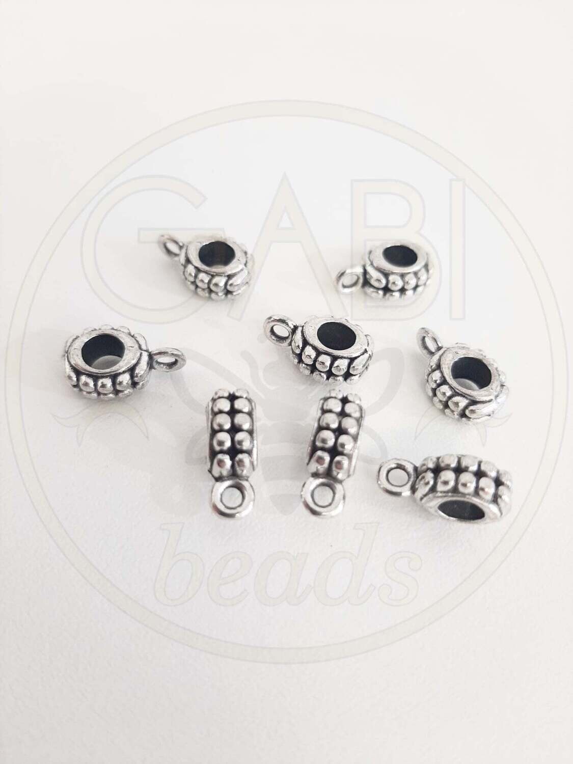Intarpai,  plieno spalvos, 5x13mm, 8vnt