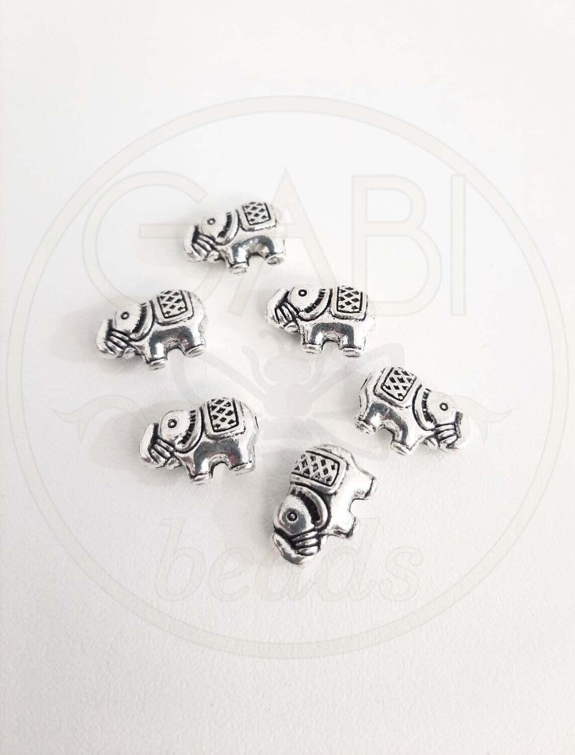 Intarpai, plieno spalvos, 12x8,5mm, 6vnt