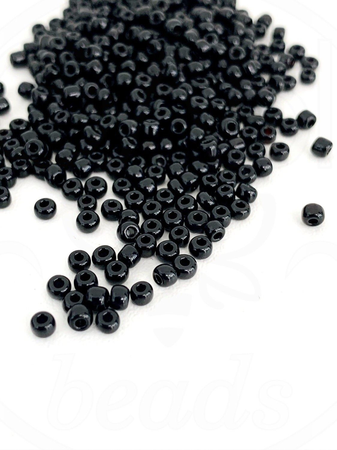 Biseris, juodos spalvos, 2mm, 20g.