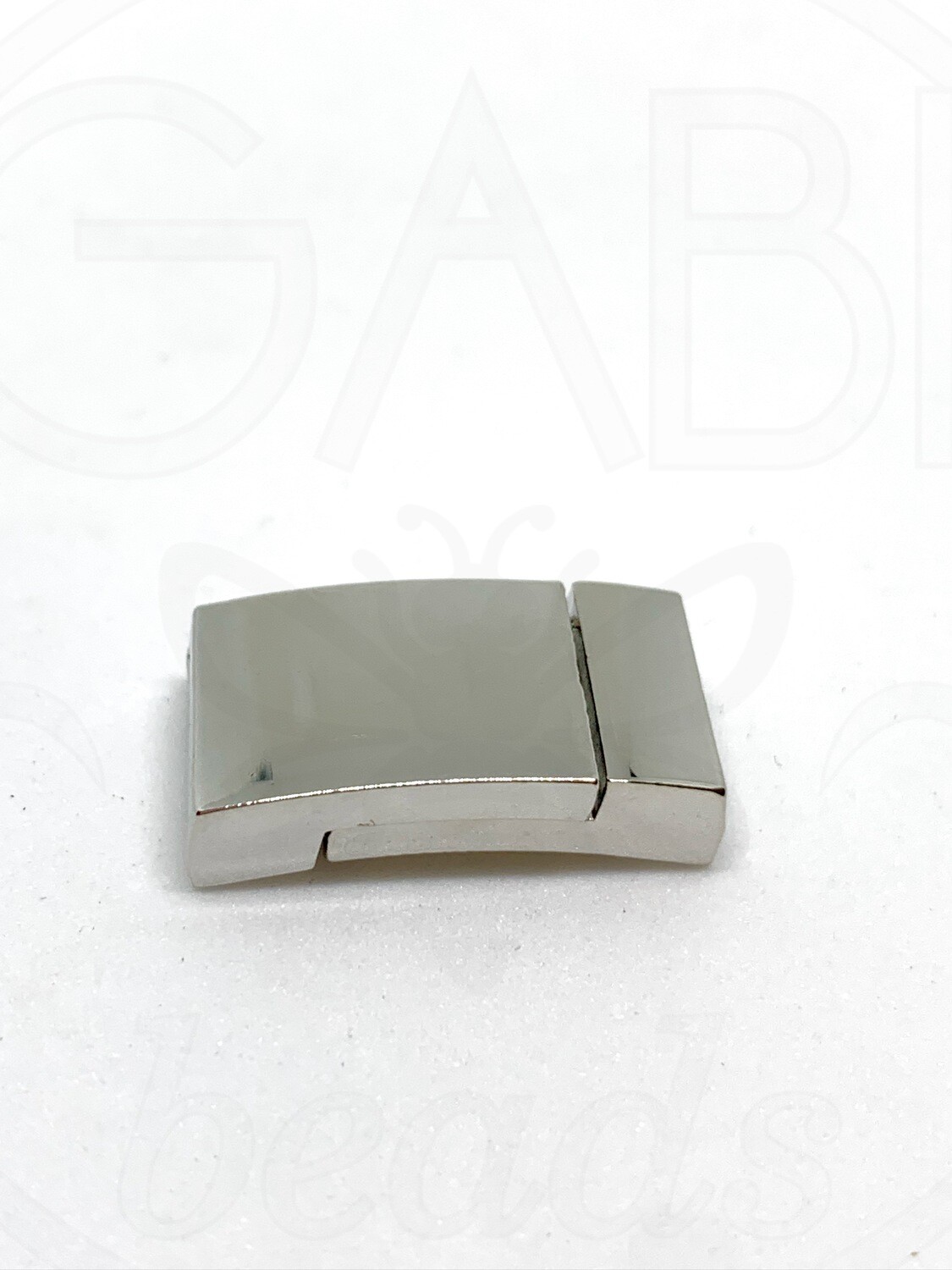 Magnetinis užsegimai, sidabro spalvos, 12x23x5mm , 1vnt