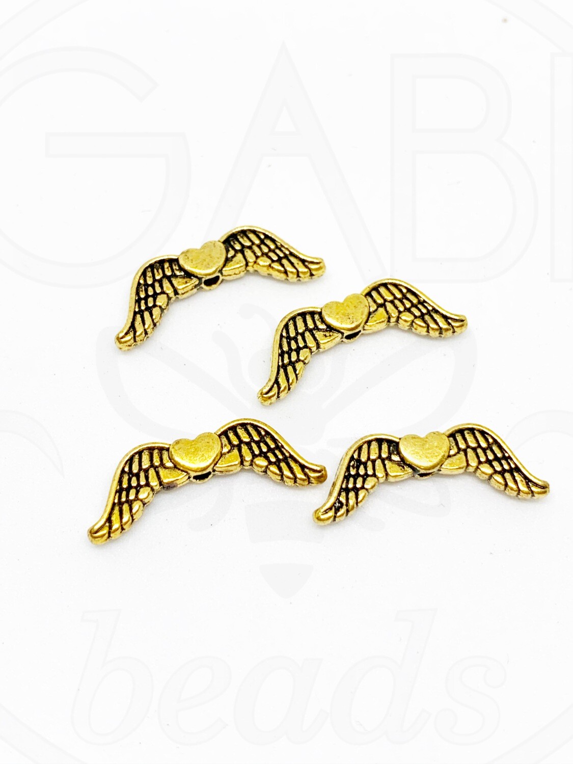 Intarpai, aukso spalvos, 20x7x3mm, 15vnt