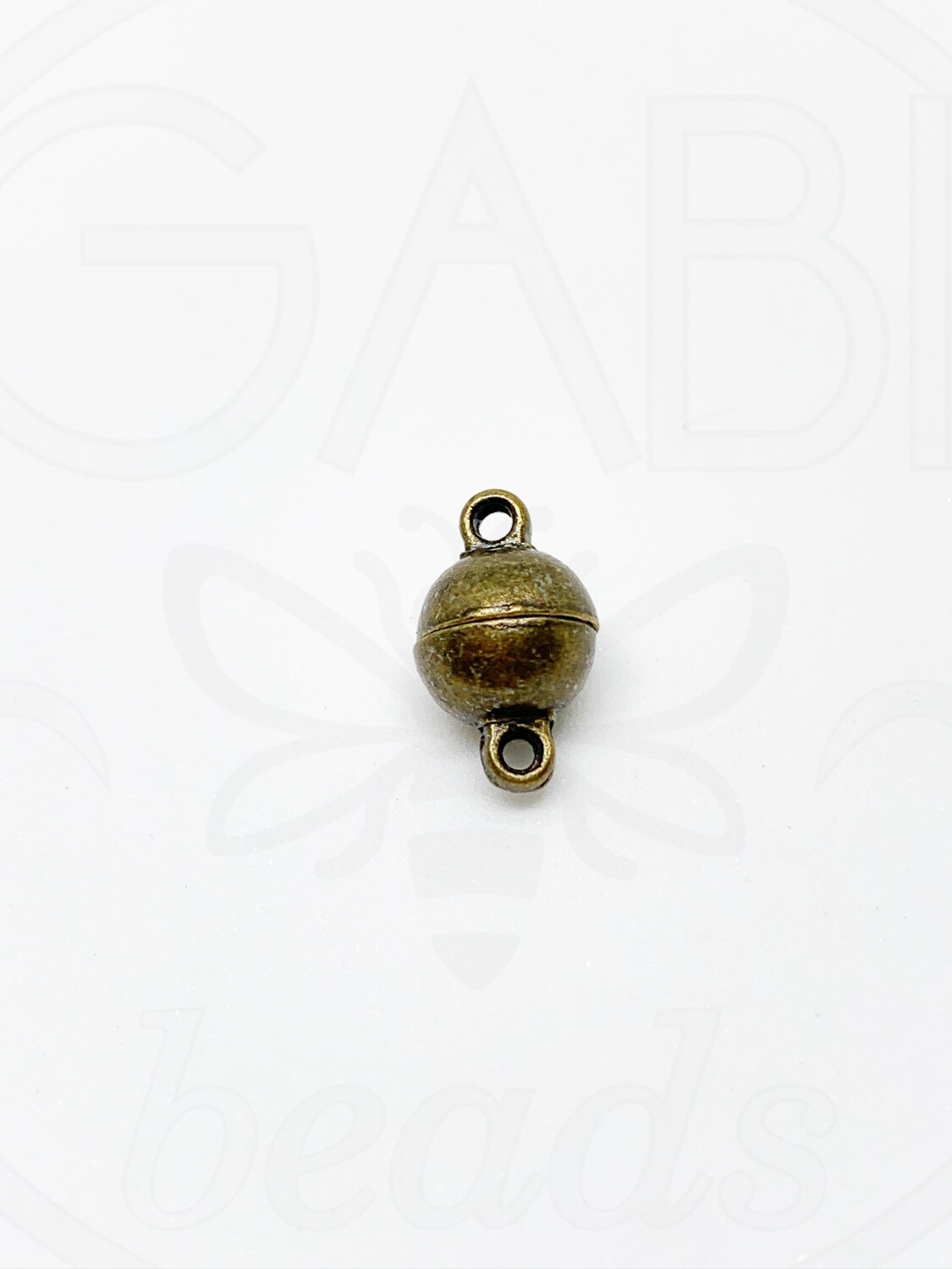 Magnetinis užsegimai, žalvario spalvos, 14x8mm ,  1vnt