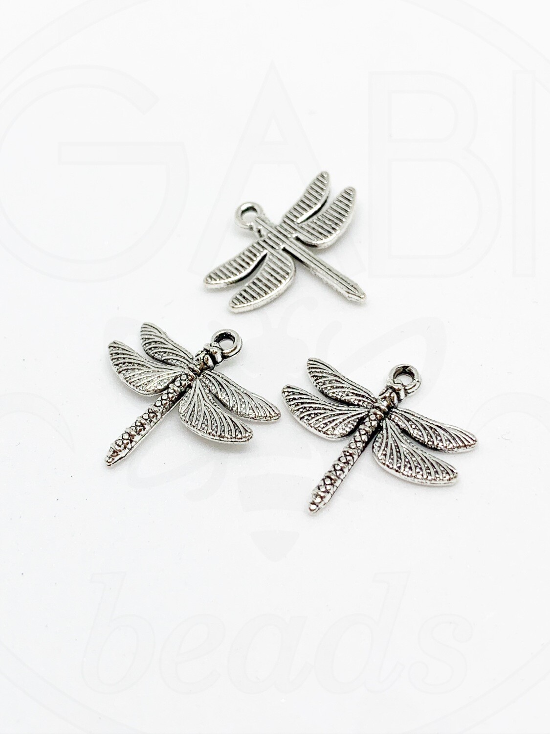 Pakabukas, sidabro spalvos 18x18x2mm 3vnt