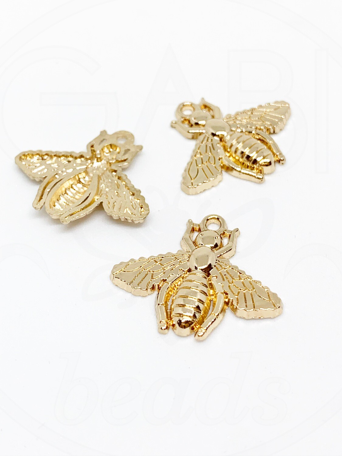 Pakabukas, Rose gold spalvos 22x25x3mm 4vnt