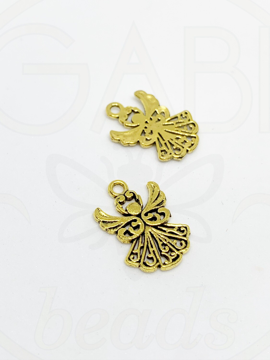 Pakabukas, aukso spalvos 14x20x2mm 4vnt