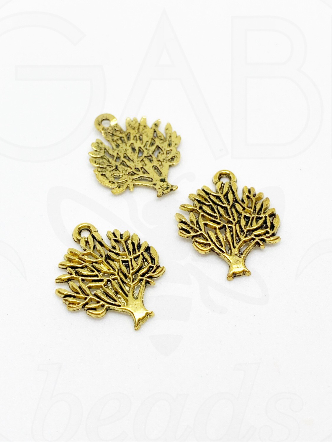 Pakabukas, aukso spalvos 16x20x2mm 4vnt