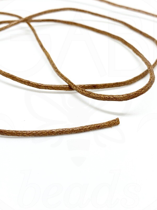 Virvelė, 1,5mm storio, ruda spalvos,  1m