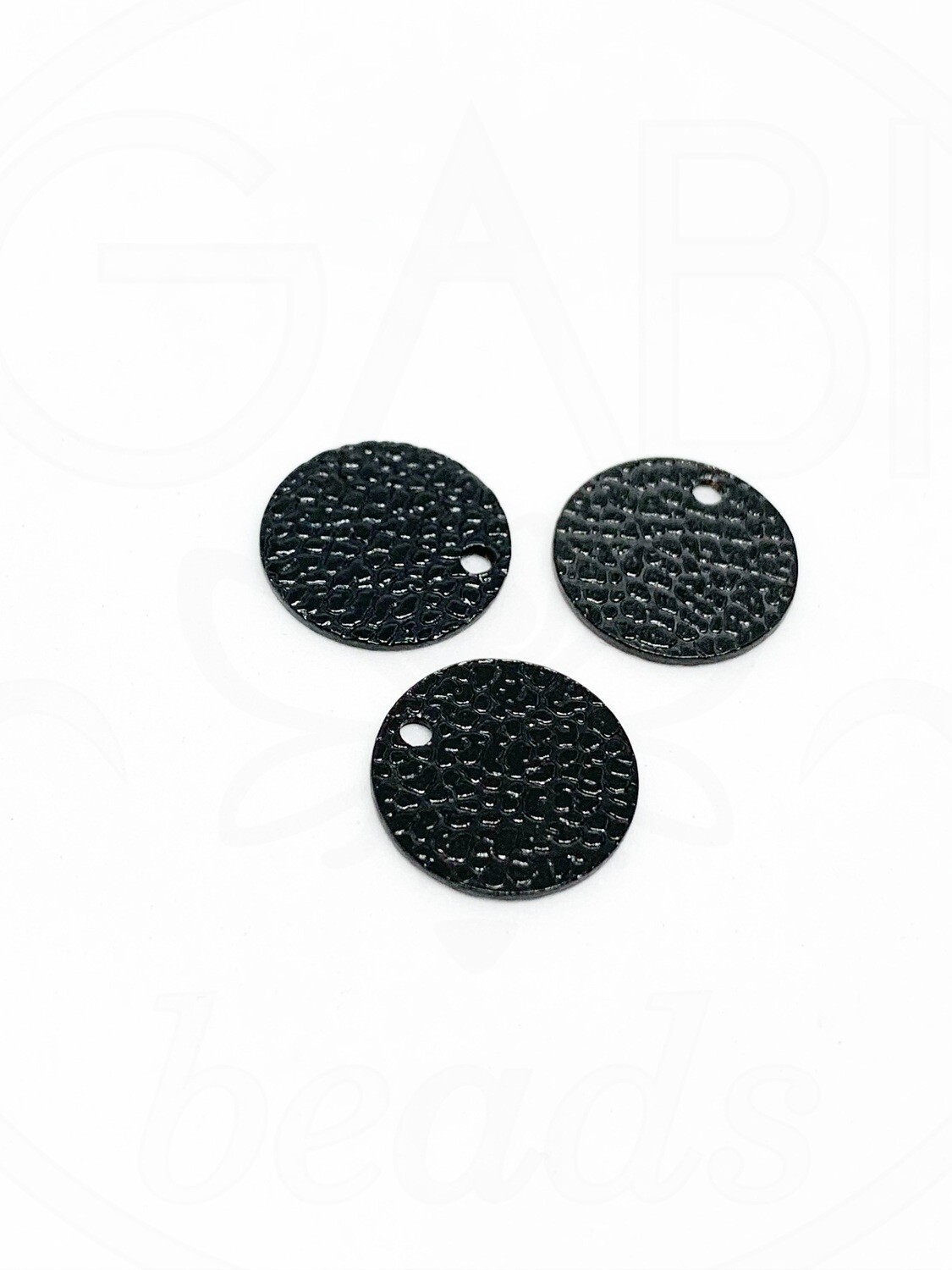 Nerūdijančio plieno pakabukas, juodos spalvos 12x1mm, 1vnt