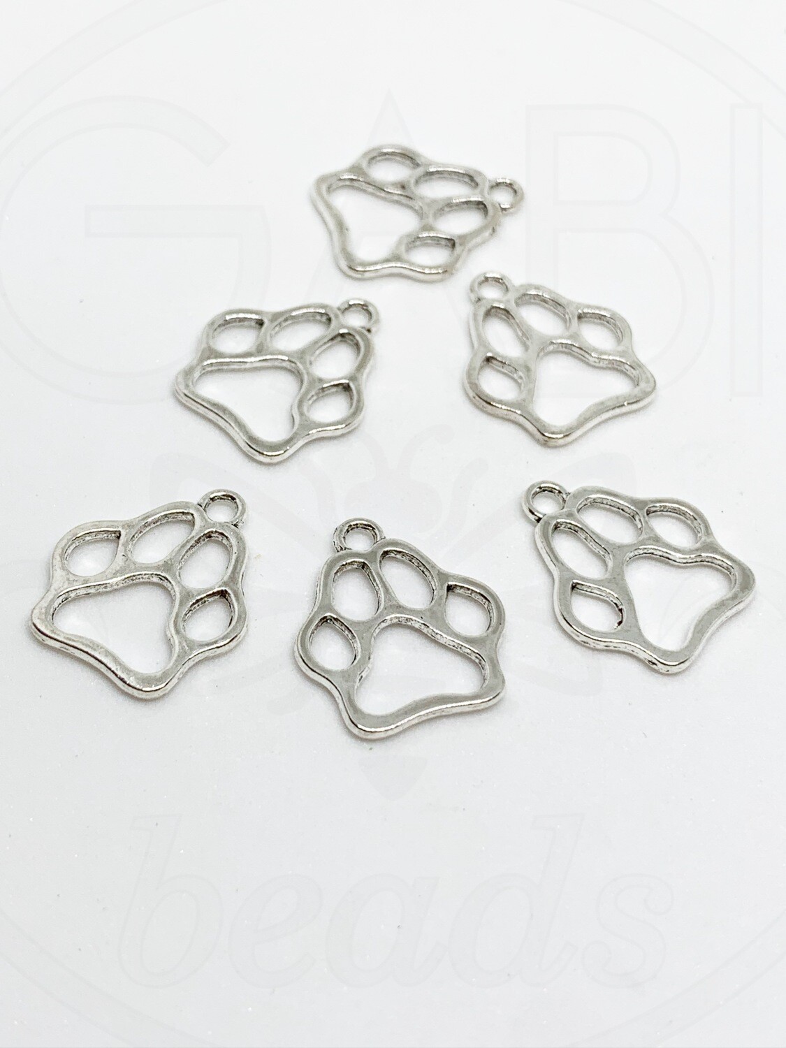 Pakabukas, sidabro spalvos 19x16x1,5mm 3vnt