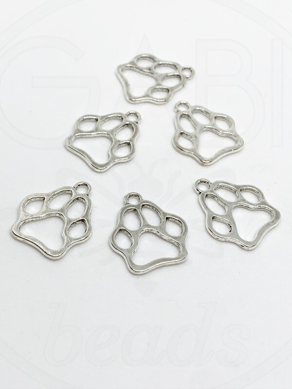 Pakabukas, sidabro spalvos 19x16x1,5mm 3vnt