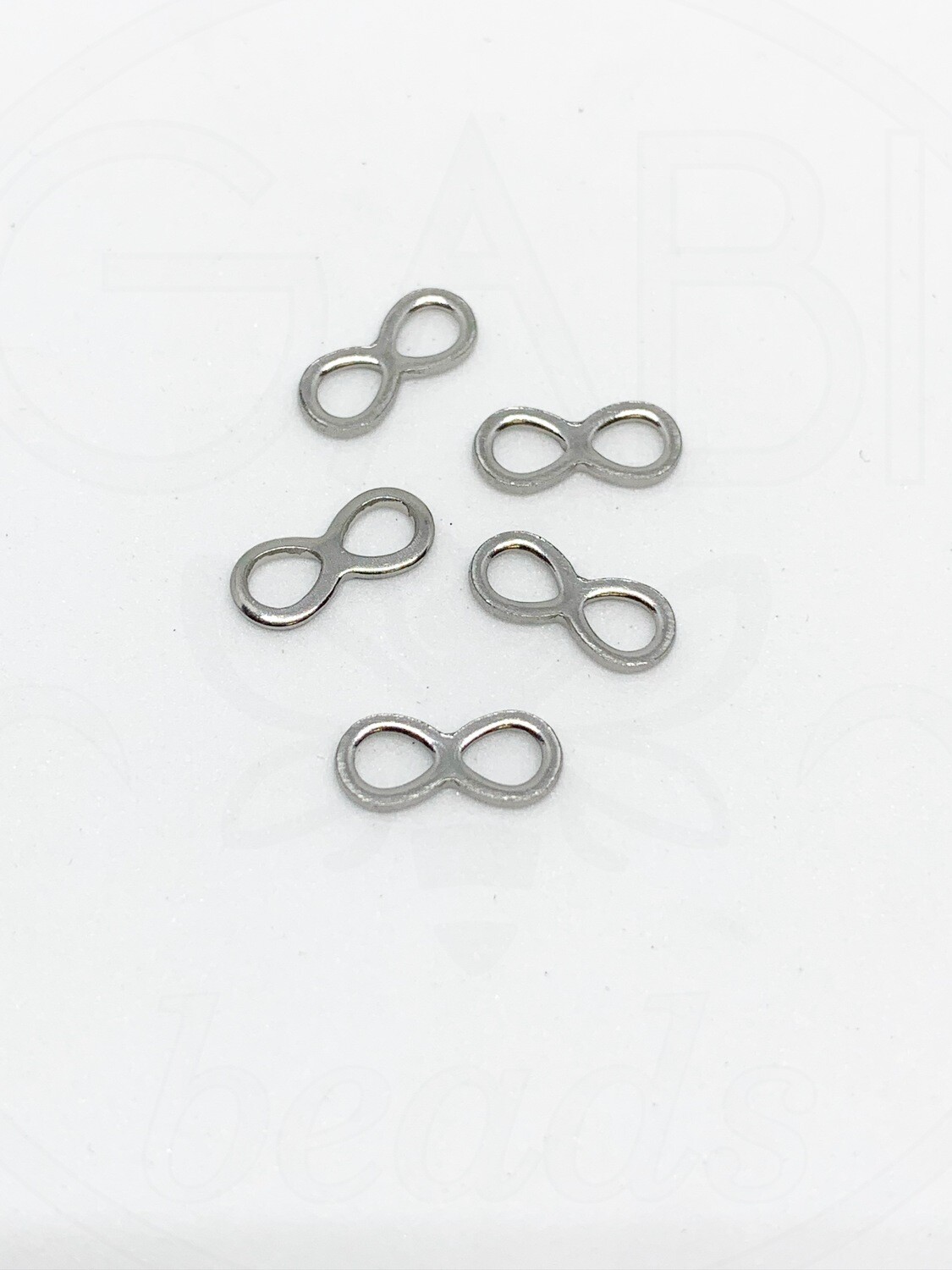 Nerūdijančio plieno pakabukas, plieno spalvos,  10x4.5x0.7mm , 4 vnt