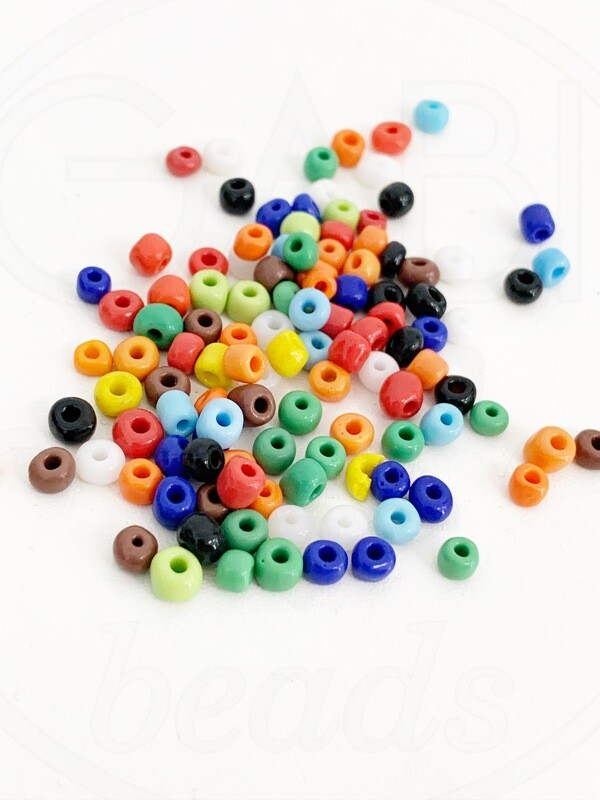 Biseris, MIX spalvos, 4mm, 20g.