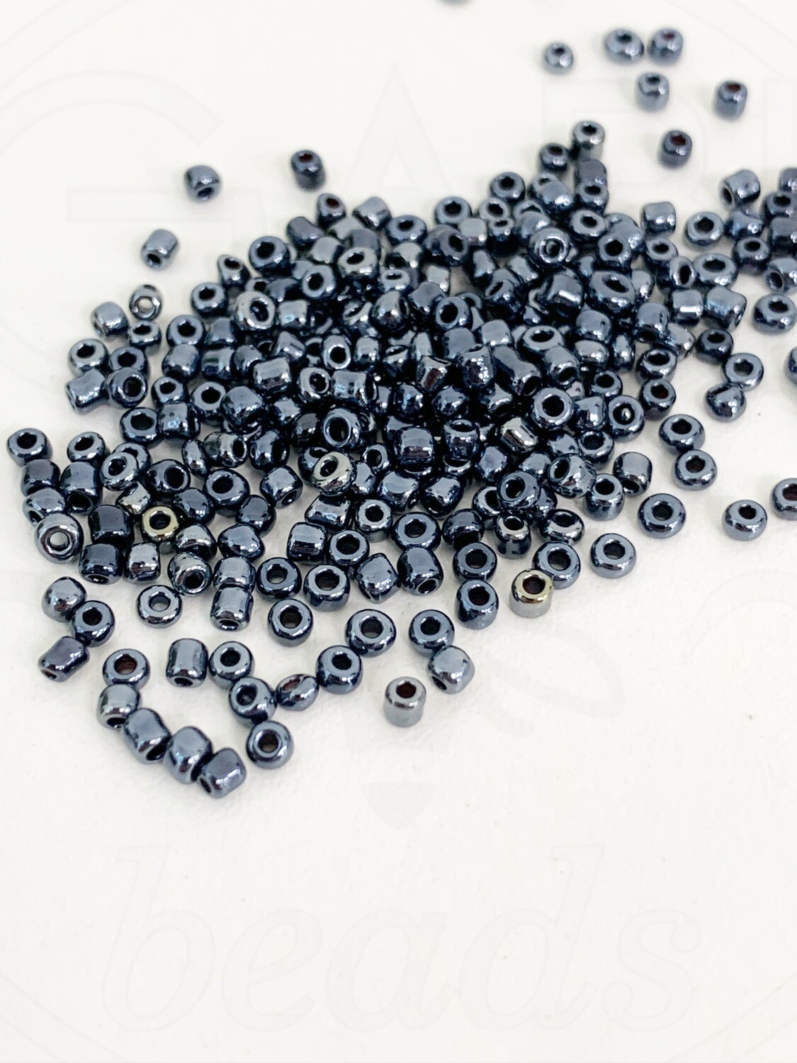 Biseris, mėlynos spalvos, 2mm, 20g.