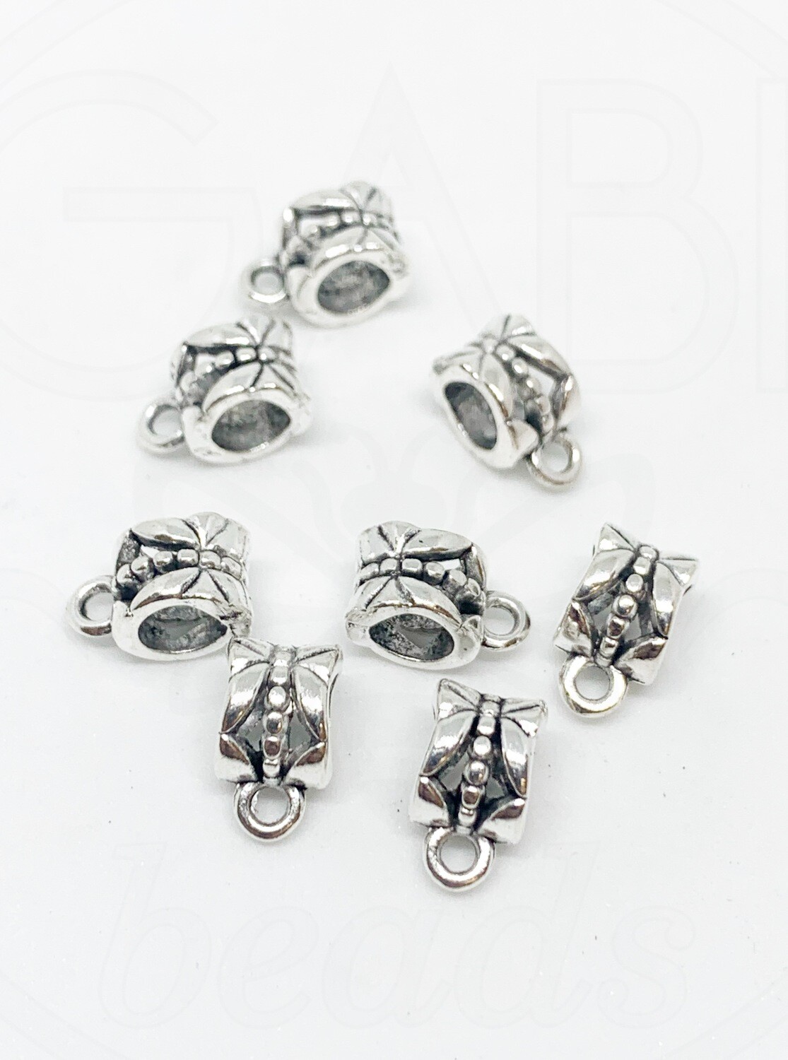 Intarpai, plieno spalvos, 11,5x6x8mm, 8vnt