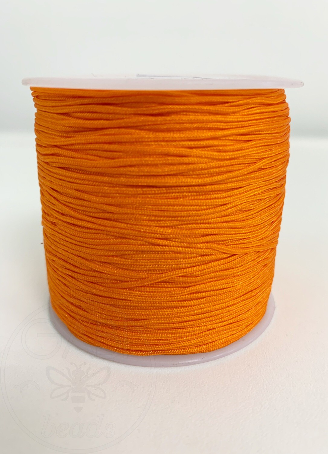 Nailoninis siūlas, 0,8mm, oranžinės spalvos, 100m ritė.