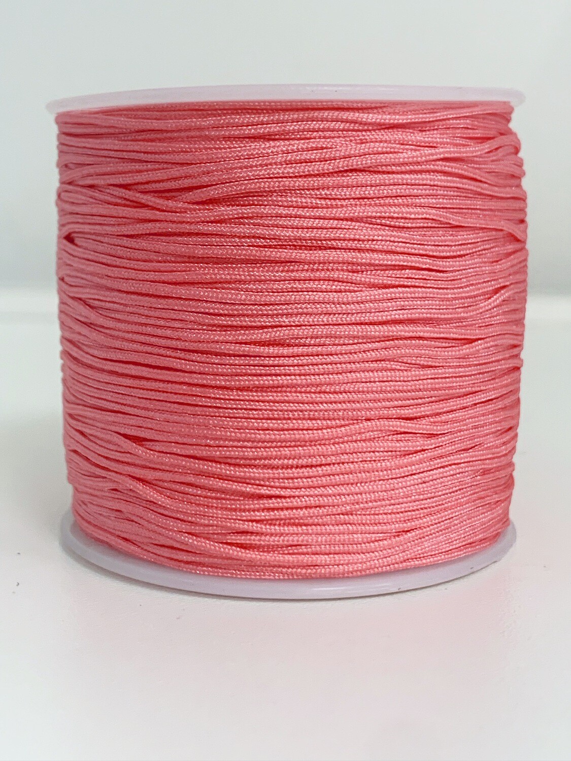 Nailoninis siūlas, 0,8mm, rožinės spalvos, 100m ritė.