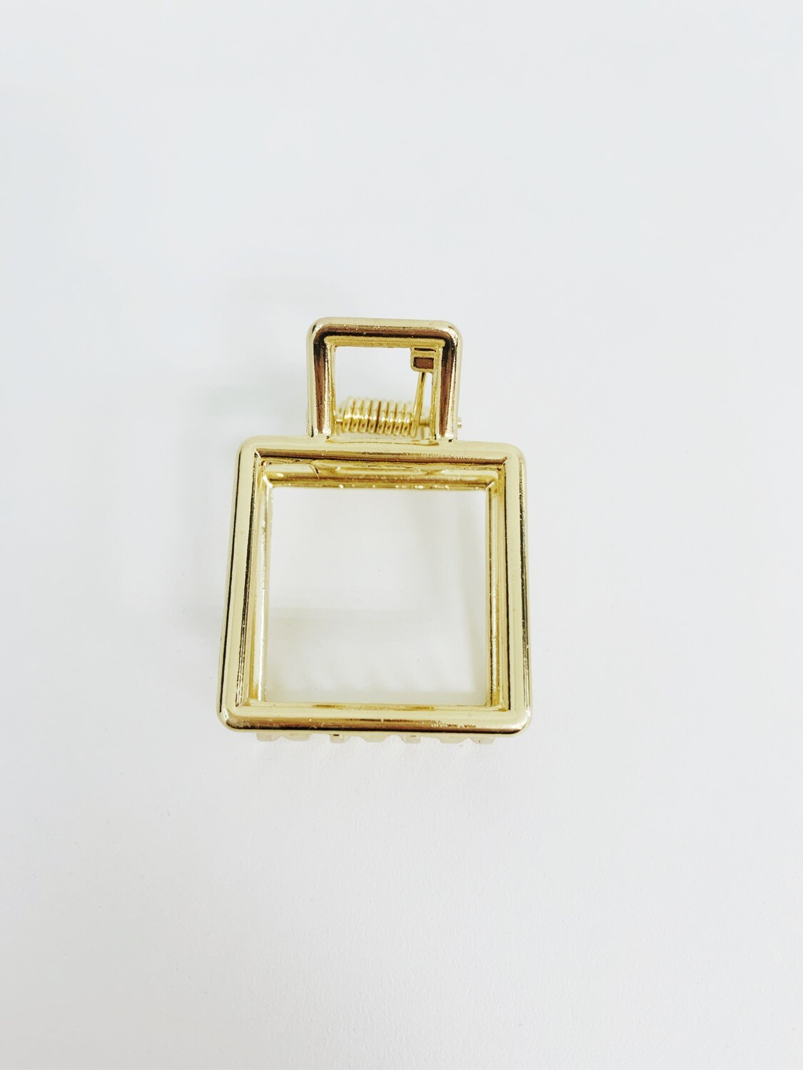 Metalinis plaukų segtukas,  aukso spalvos, 44x33x30mm