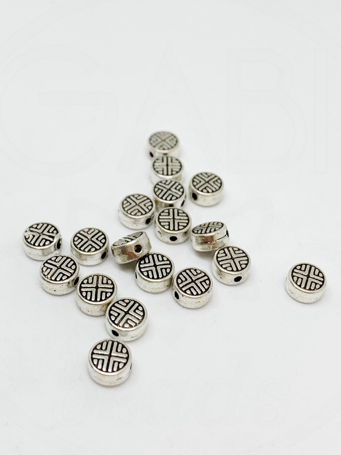 Intarpai, plieno spalvos, 6,3x3,5mm, 20vnt