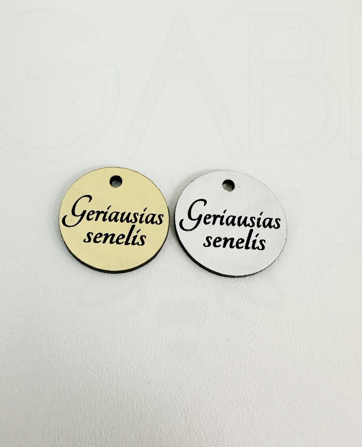 Tagiukas &quot;Geriausias senelis&quot;  20 mm 1vnt